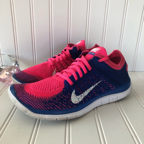 nike free flyknit 4.0 womens pink